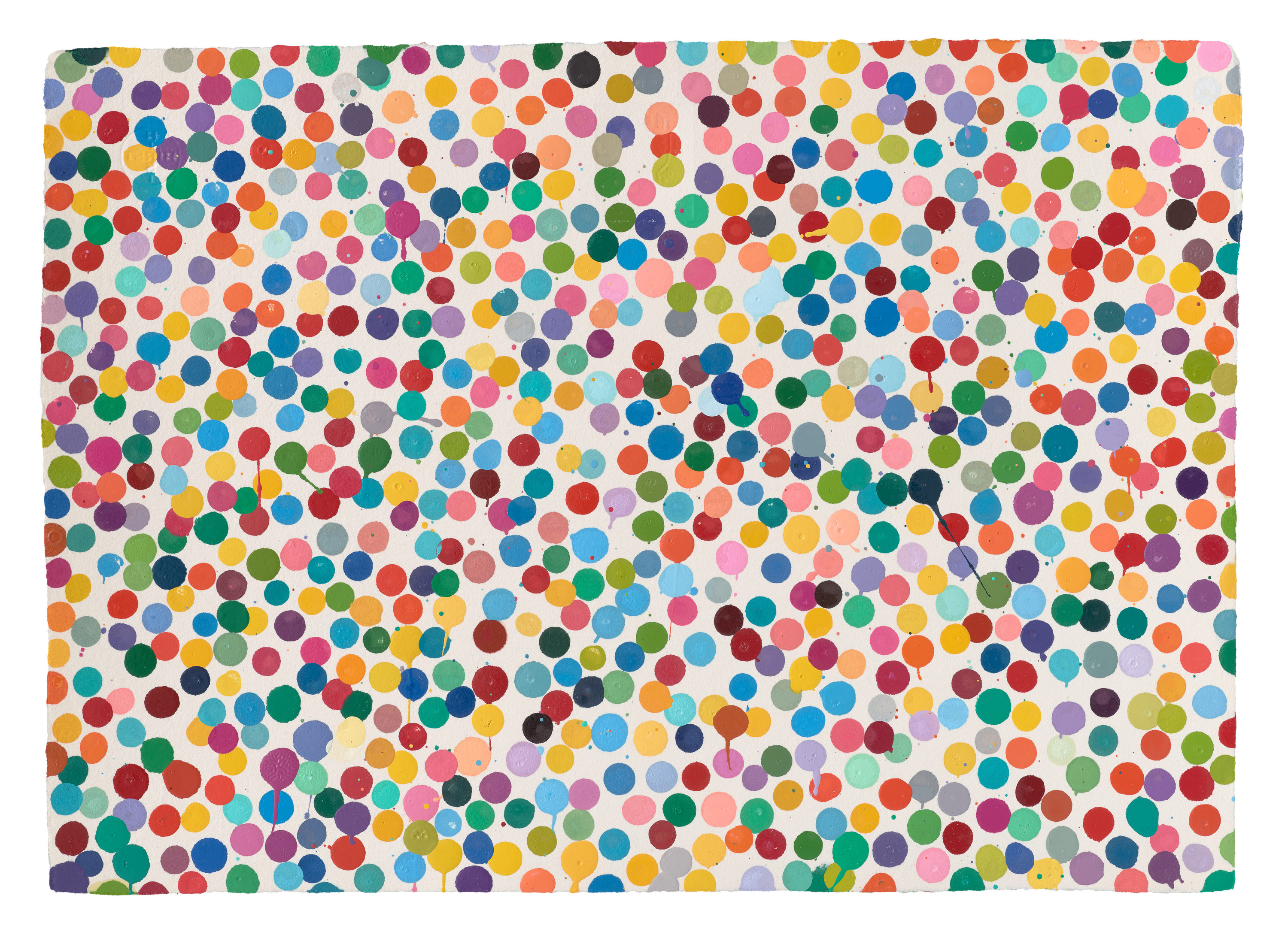 One of the 10,000 pieces from Damien Hirstâ€™s first art project utilizing NFTs. (Source)